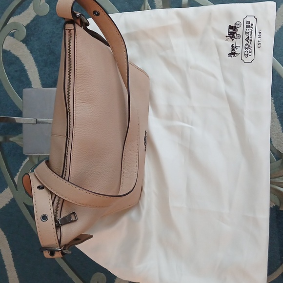 Coach Tan Leather Women's Crossbody Bag - Picture 2 of 7